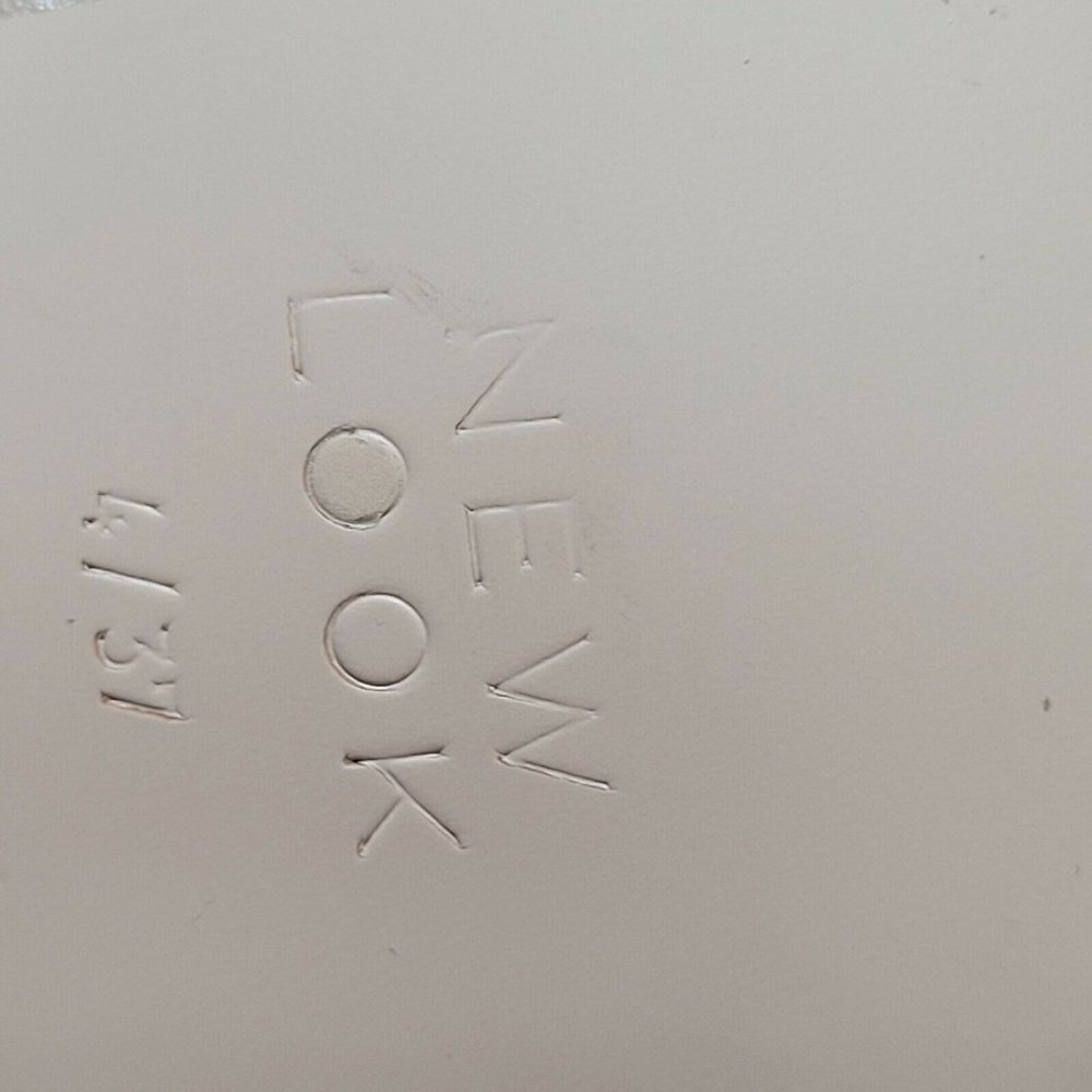 New Look Chic Lace-Up Caged Stiletto Booties Tan Natural Size US 7 / EU 37 Wide - Picture 10 of 10